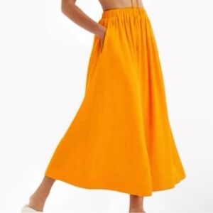 NWT For Love & Lemons Clementine Midi Skirt